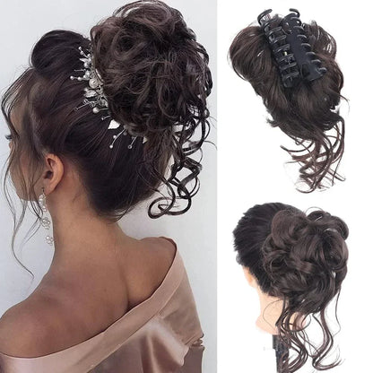Rose® CurlyBun: Øyeblikkelig Krøllet Knute Hårklemme
