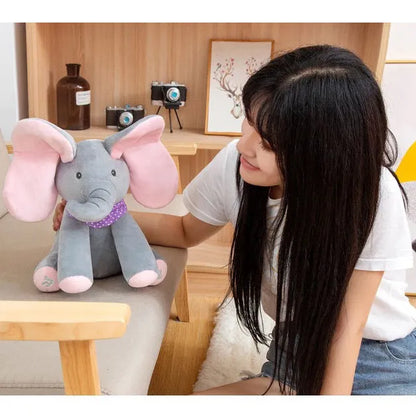 Kletshuts™ ElephantToy: Interaktiv Peekaboo Øre-Flappende Elefantleketøy