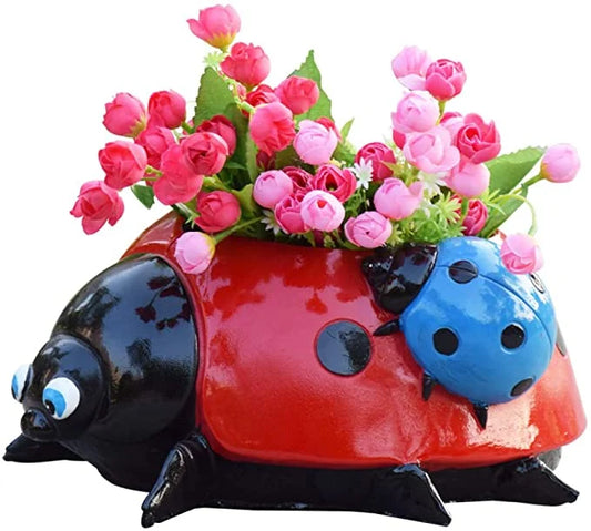 LadybugPot 1+1 GRATIS: Fargerik Marihøne Blomsterpotte