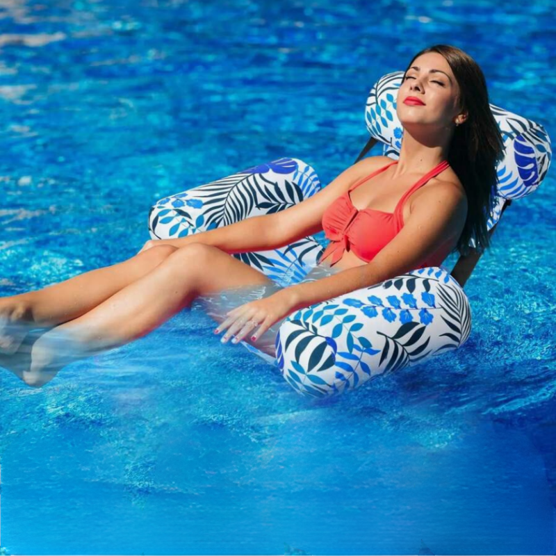 InflatableChair: Enkel Oppsett Slitesterk Oppblåsbar Flytende Stol