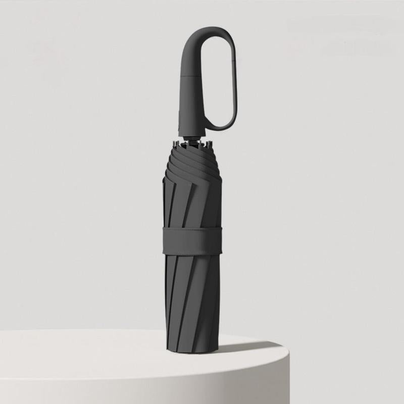 FoldingUmbrella: Automatisk 20 Ribber Ringespenne Håndtak Sammenleggbar Paraply