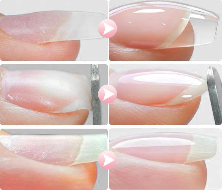 NailClear 1+1 GRATIS - 3-i-1 Transparent Profesjonell Neglekonstruksjonsgel