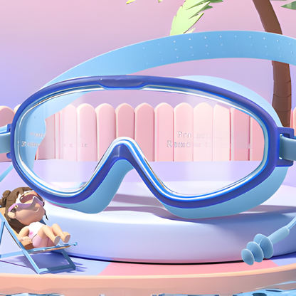 SoftGoggles 1+1 GRATIS: Stort Ramme Vandtæt Anti-Dug Sæt Bløde Goggles