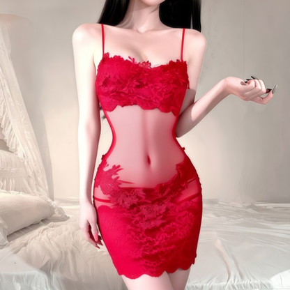 Icone™ LingerieSet 1+1 GRATIS - Broderet Ren Blonder Elegance Lingeri Sæt