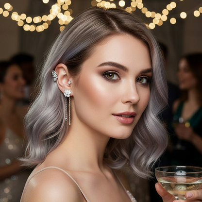 Jewelance™ EarCuffs 1+1 GRATIS: Luksus Mote Sommerfugl Zircon Dusk Øre Mansjetter