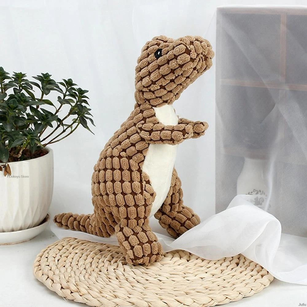 Indestructible® Toy - Uforgjengelig Plysj Dinosaur Leketøy -