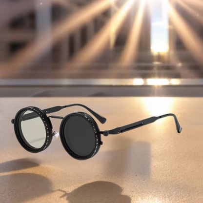 AdjustableSunglass: Fra Klart Lys Til Svakt Lys Justerbar Dimmesolbrille Med Etui