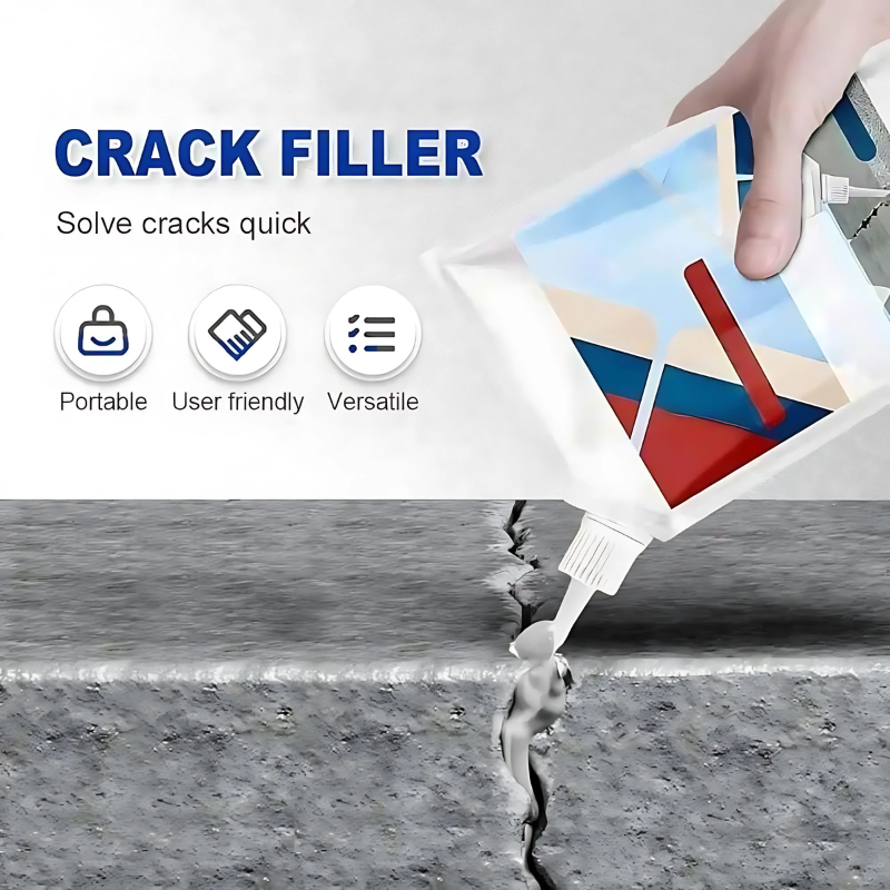 CrackFix 1+1 GRATIS - Kraftig lim for reparasjon av betongsprekker
