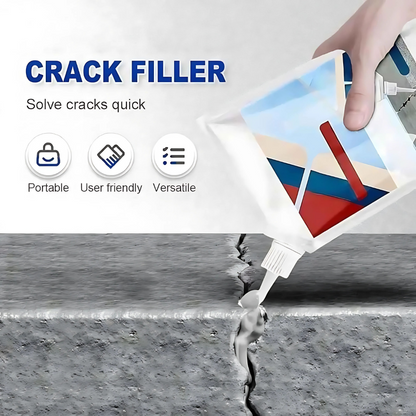 CrackFix 1+1 GRATIS - Kraftig lim for reparasjon av betongsprekker