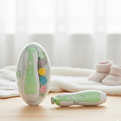 Kletshuts™ NailFile 1+1 GRATIS: Batteridrevet Blid Spædbarn Neglefil Sæt