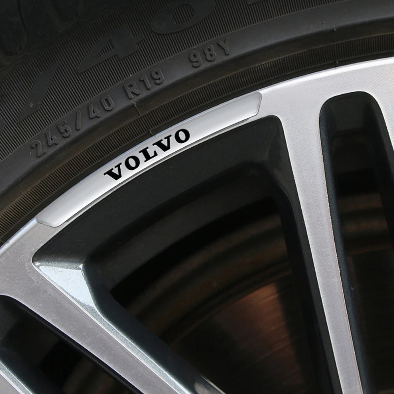 WheelDecals 1+1 GRATIS - Nem At Påføre Hjul Decals Bil Logo Fælg Klistermærker