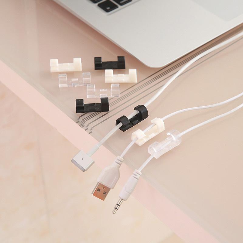 GlideHold® WireClamps 1+1 GRATIS: Selvklæbende Nem Kabelorganisering Trådklemmer