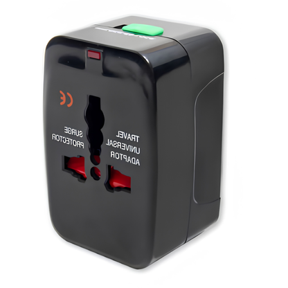 UniversalAdapter 1+1 GRATIS: Universal Dual Ports Rejse Kompakt Adapter