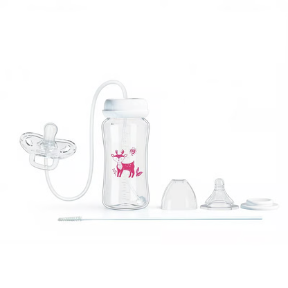 Kletshuts™ BabyBottle: Håndfri Nem-Fodrings Babyflaske Sæt