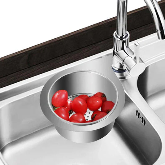 Globetrek° SinkStrainer 1+1 GRATIS: Rustfritt Filter Svanestil Vask Sil