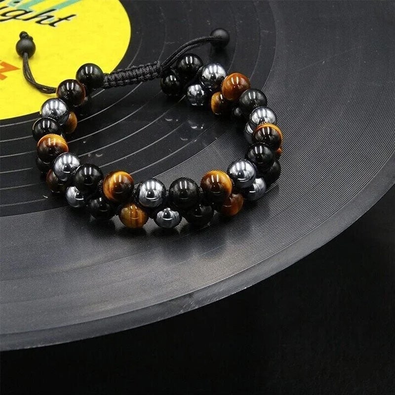 Jewelance™ ProtectionBracelet 1+1 GRATIS: Dobbeltlag Tigerøye Beskyttelsesarmbånd