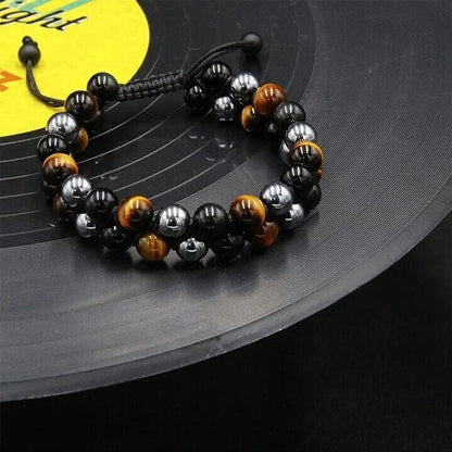 Jewelance™ ProtectionBracelet 1+1 GRATIS: Dobbeltlag Tigerøye Beskyttelsesarmbånd