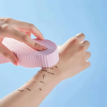 ExfoliatingSponge 1+1 GRATIS - Myk Kropps Eksfolierende Svamp Dusjskrubber