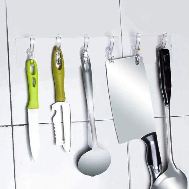 GlideHold® HexHook 1+1 GRATIS: Selvklebende Veggstativ