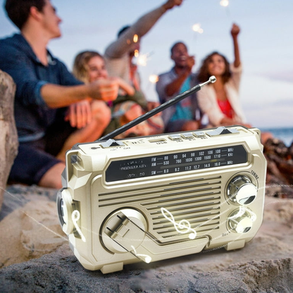 SolarRadio™ - Multifunktionel Bærbar Alt-I-En Nødfunktion Solcelle Radio