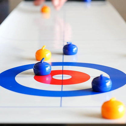 Kletshuts™ CurlingGame: Bordplate Curling Spill For Alle Aldre