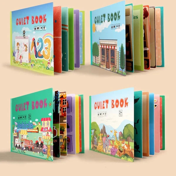 Kletshuts™ BusyBook: Pedagogisk Aktivitetsbok for Barn