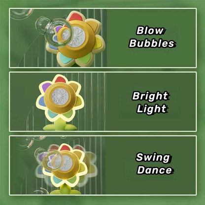 Kletshuts™ SunflowerBubble - Automatisk Solsikke Boble Blæser Maskine Legetøj