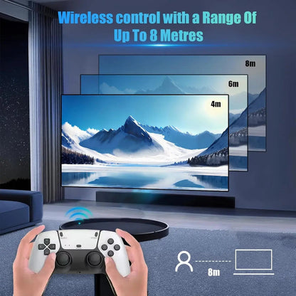 Kletshuts™ MiniConsole: Plug And Play HDMI Dobbelt Controller Mini Retro Spilkonsol