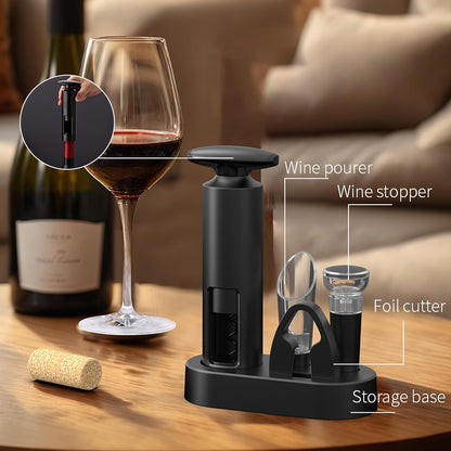 Globetrek° BottleCorkscrew - Hurtig Easy-Grip Flaskekorkskruen Åbner Værktøj