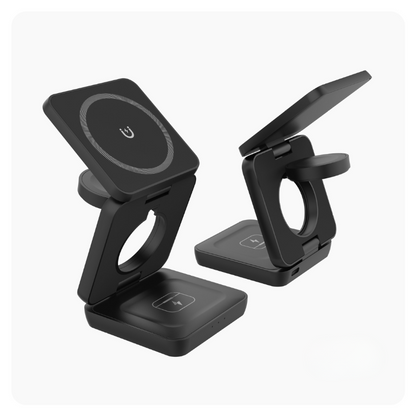 Holder360° MultiCharger: Multifunksjonell Sammenleggbar Magnetisk Ladestativ