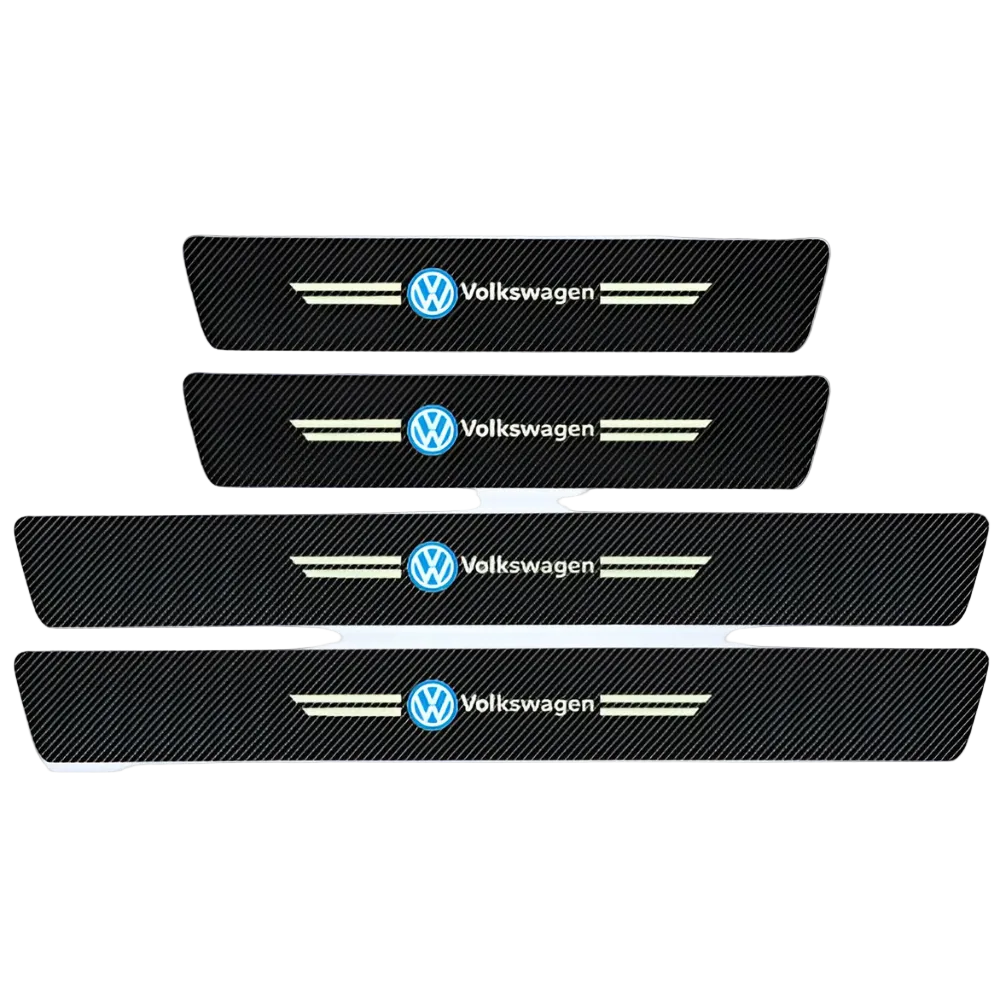 StepGuards 1+1 GRATIS: Ridsefast Universel Pasform Trin Beskyttere Bil Dør Trin Beskytter