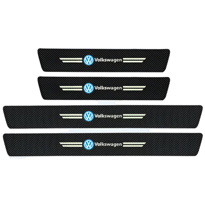 StepGuards 1+1 GRATIS: Ridsefast Universel Pasform Trin Beskyttere Bil Dør Trin Beskytter