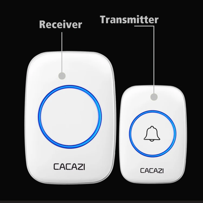 Globetrek° WirelessDoorbell: Smart Nem Installation Trådløs Dørklokke