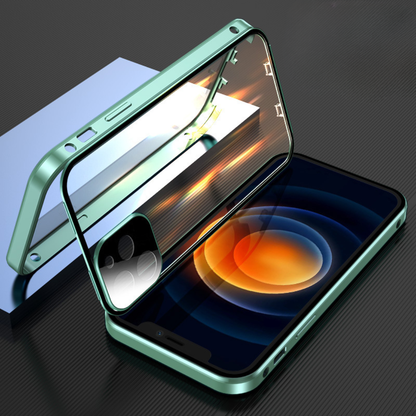 MagneticCase: Fuldt Beskyttende Dobbelt-Sidet Gennemsigtig Magnetisk Etui