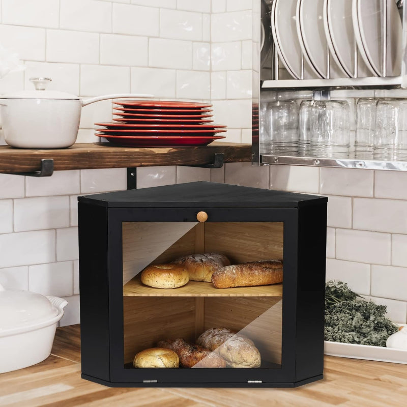 UltiFurni® CornerCabinet: Plassbesparende Smart Pantry Oppbevarings Hjørneskap