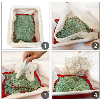 Catfri® WasteFilter 1+1 GRATIS: Gjenbrukbare Kattestrølinere For Avfallsfjerning