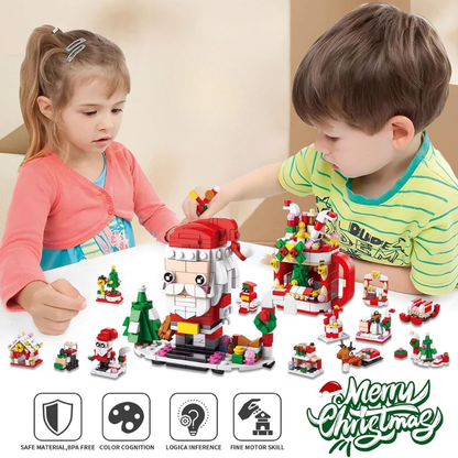 ChristmasBlocks: Jule Adventskalender Byggeklosser Sett