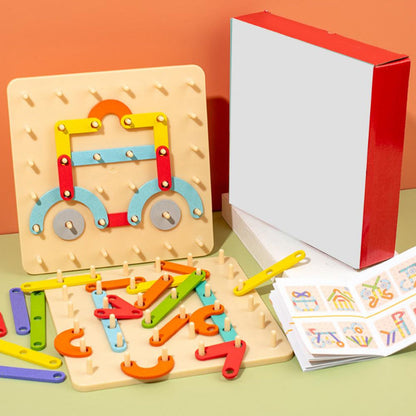 Kletshuts™ PuzzleBoard - Montessori Trepuslespill Platesett