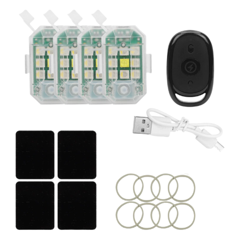 Ledsen™ FlashingLight: Trådløst Fjernstyrt LED Blinkende Lys