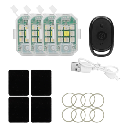 Ledsen™ FlashingLight: Trådløst Fjernstyrt LED Blinkende Lys