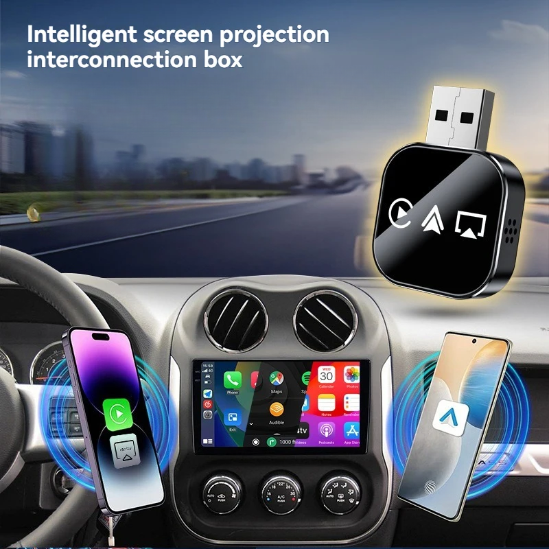 SmartPlug™ – Universell Smart Plugg Trådløs CarPlay Og Android Auto Adapter
