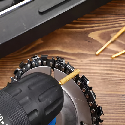 ChainsawSharpener 3+3 GRATIS: Profesjonelt Motorsag Slipesett Hoder