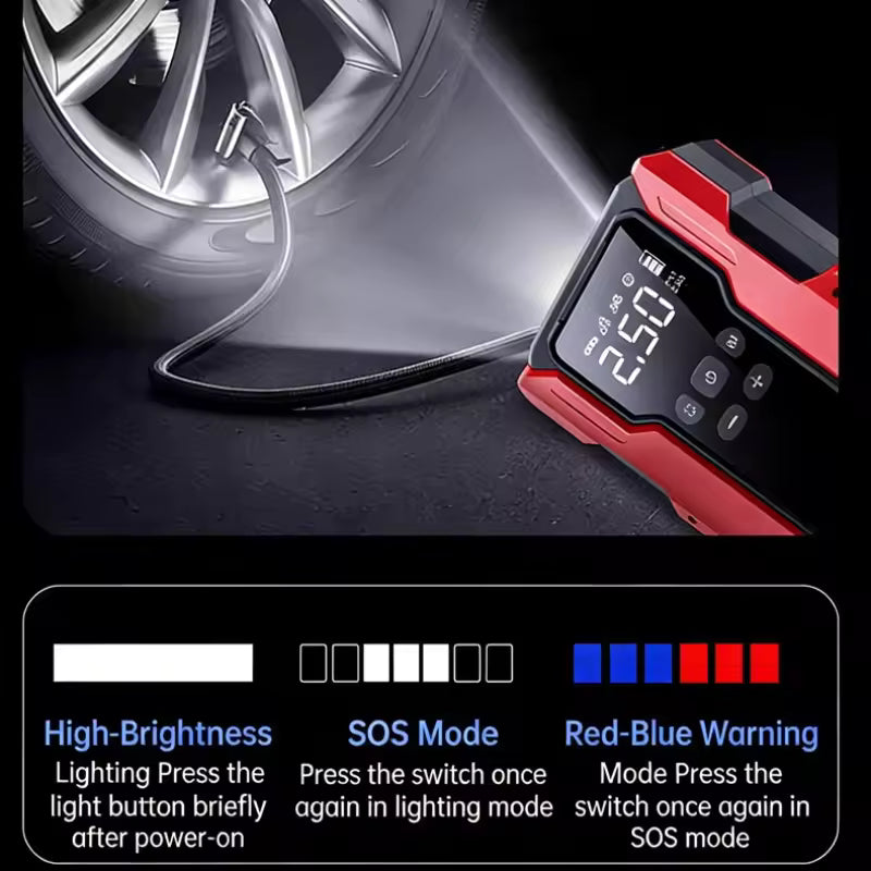 PowerStarter™ - Holdbar Heavy-Duty Let-At-Bruge Bærbar Strømstarter
