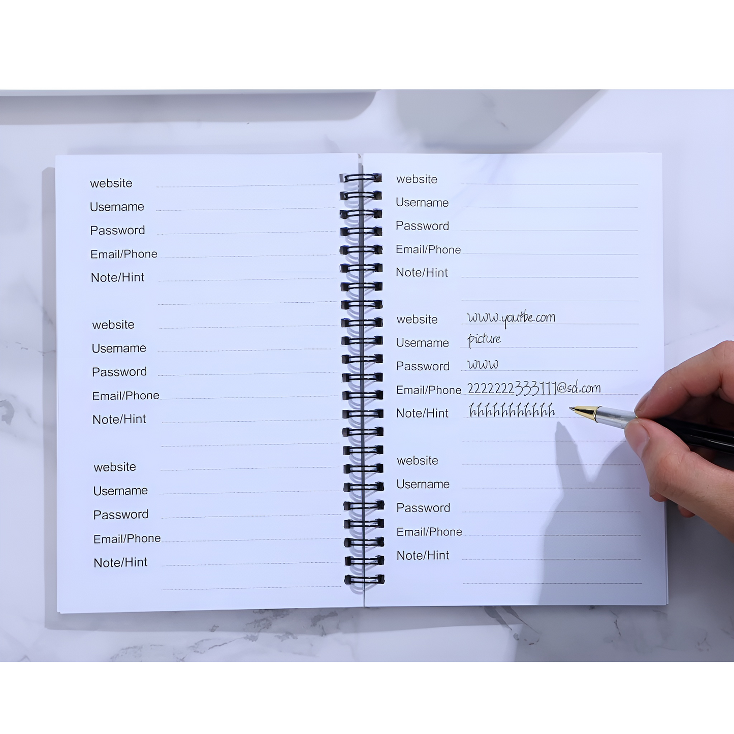 PasswordKeeper 1+1 GRATIS: Stilfuld Hurtig-Adgang Logind Og Adgangskode Gemmer Notesbog