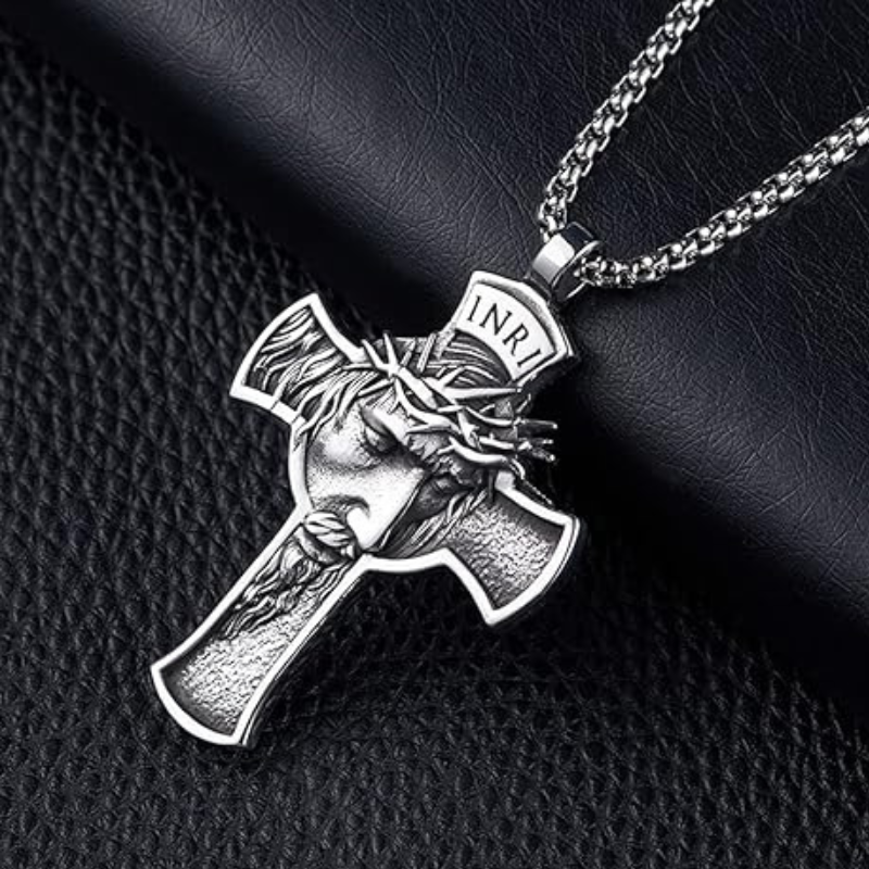 Jewelance™ CrossNecklace: INRI Kristent Kors Halskjede