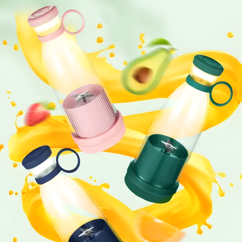 Globetrek° PortableBlender: Oppladbar Mini Elektrisk Smoothie- og Juicemaskin Bærbar Blender