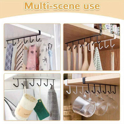 GlideHold® ShelfHooks 1+1 GRATIS: Hylle Opphengskroker Til Kjøkken Og Klesskap