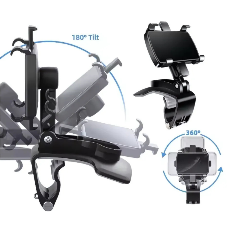 Holder360° PhoneGrip: Roterende telefonstativ med sterkt kompakt grep