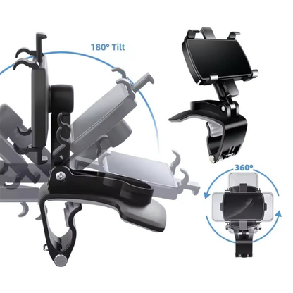Holder360° PhoneGrip: Roterende telefonstativ med sterkt kompakt grep