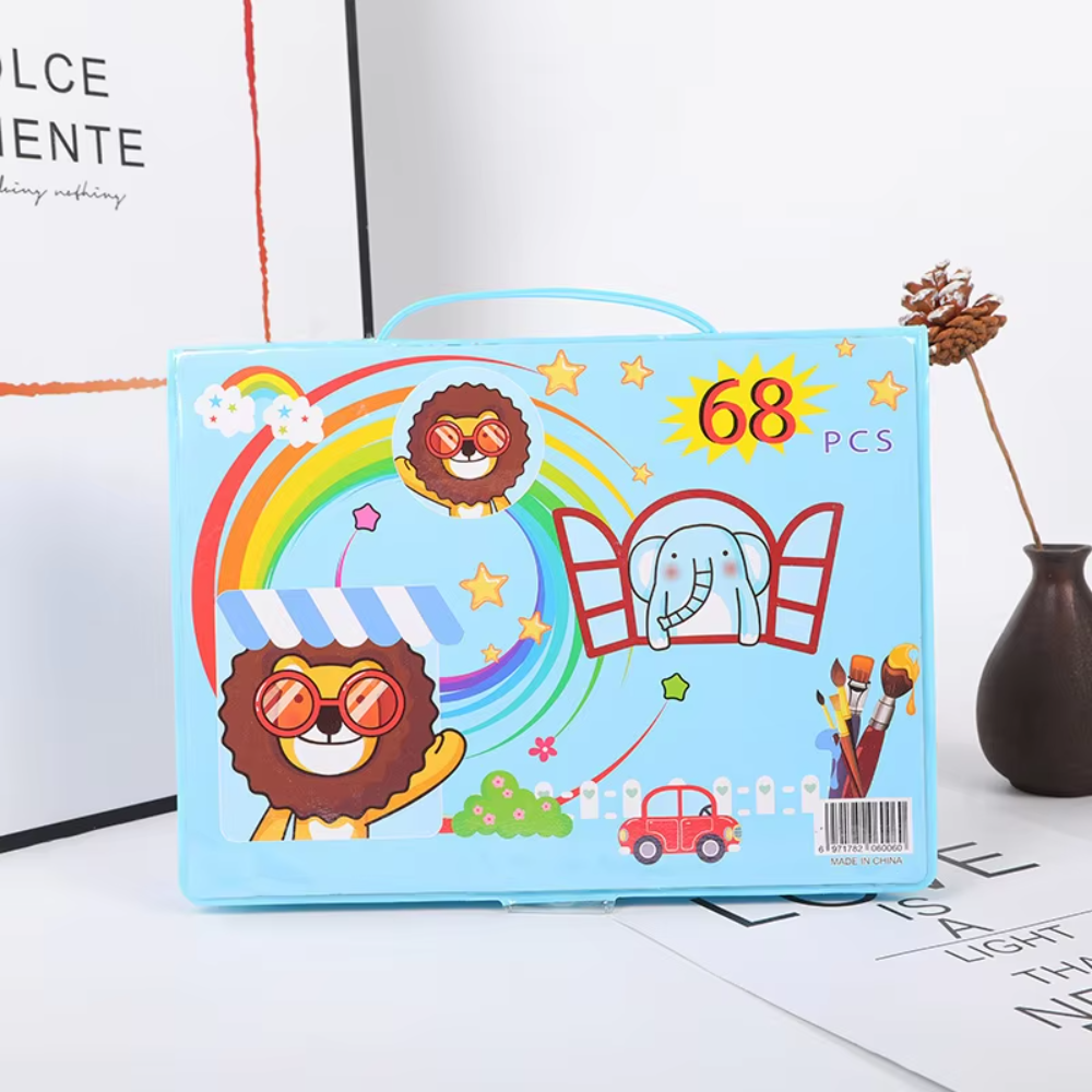 Kletshuts™ ColoringSet: Fantastisk Bærbart Fargeleggingssett for Barn